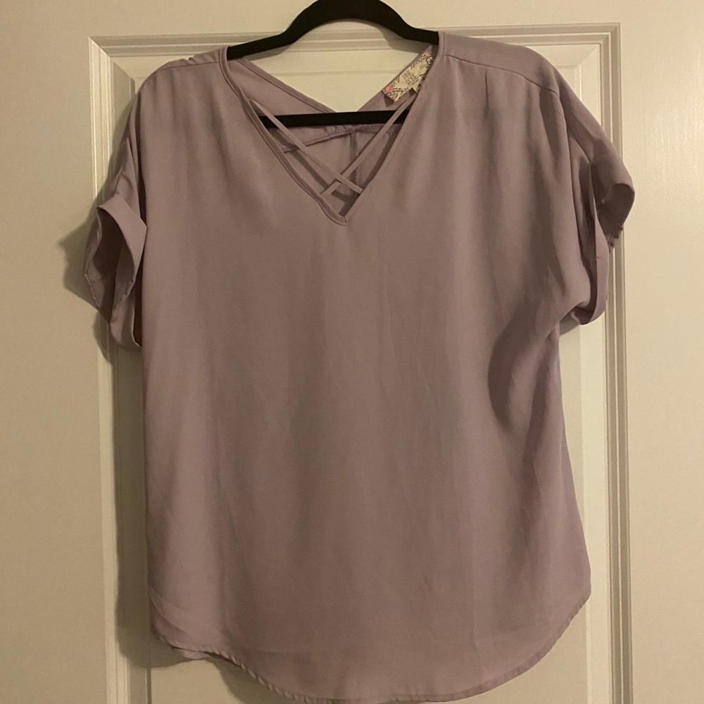 Purple blouse